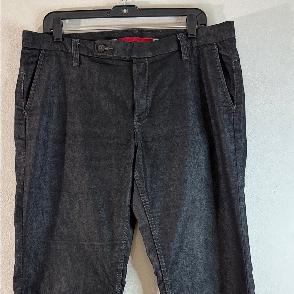 Banana Republic Bootcut Denim Jeans Dark Wash Normcore Hipster Preppy - Size 14R - Picture 3 of 13